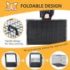 imageFDW Dog Crate Dog Kennel Cage with Double Door36 inch Folding Metal Wire Dog Cage with Removable TrayampampDivider PanelPet Crate for Medium DogsBlackBlack