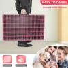 imageFDW Dog Crate Dog Kennel Cage with Double Door36 inch Folding Metal Wire Dog Cage with Removable TrayampampDivider PanelPet Crate for Medium DogsBlackPink
