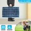 imageFDW Dog Crate Dog Kennel Cage with Double Door36 inch Folding Metal Wire Dog Cage with Removable TrayampampDivider PanelPet Crate for Medium DogsBlackBlue