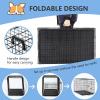 imageFDW Dog Crate Dog Kennel Cage with Double Door36 inch Folding Metal Wire Dog Cage with Removable TrayampampDivider PanelPet Crate for Medium DogsBlackBlack