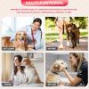imageFDW Dog Crate Dog Kennel Cage with Double Door36 inch Folding Metal Wire Dog Cage with Removable TrayampampDivider PanelPet Crate for Medium DogsBlackPink