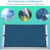 imageFDW Dog House Indoor Outdoor Durable Ventilate Waterproof Pet Plastic Dog House for Small Medium Large Dogs Insulated Puppy Shelter Kennel Crate with Air Vents and Elevated FloorBlue
