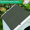 imageFDW Dog House Indoor Outdoor Durable Ventilate Waterproof Pet Plastic Dog House for Small Medium Large Dogs Insulated Puppy Shelter Kennel Crate with Air Vents and Elevated FloorGreen