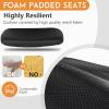 imageFDW Home Office Chair Mid Back Mesh Desk Chair Armless Computer Ergonomic Task Rolling Swivel Chair Back Support Adjustable Modern with Lumbar SupportBlueBlack