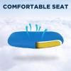 imageFDW Home Office Chair Mid Back Mesh Desk Chair Armless Computer Ergonomic Task Rolling Swivel Chair Back Support Adjustable Modern with Lumbar SupportBlueBlue