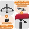 imageFDW Home Office Chair Mid Back Mesh Desk Chair Armless Computer Ergonomic Task Rolling Swivel Chair Back Support Adjustable Modern with Lumbar SupportBlueRed