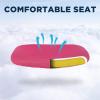 imageFDW Home Office Chair Mid Back Mesh Desk Chair Armless Computer Ergonomic Task Rolling Swivel Chair Back Support Adjustable Modern with Lumbar SupportBluePink