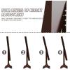 imageFDW Jewelry Cabinet 61quot H WallDoor Mounted Lockable Jewelry Armoire With 2 Drawers 6 Shelves 433quot106quot Mirror High Capacity Jewelry Organizer BrownBrown