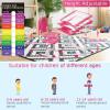 imageFDW Kids Desk and Chair Set Height Adjustable Multifunctional Student Study Desk Kids Art Table Childrens Chair Set with Storage Drawer 45Tilted Desktop for BoysampampGirlsBluePink