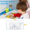 imageFDW Kids Desk and Chair Set Height Adjustable Multifunctional Student Study Desk Kids Art Table Childrens Chair Set with Storage Drawer 45Tilted Desktop for BoysampampGirlsBlueBlue