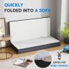 imageFDW MattressFoldable Mattress for Kids and AdultsMediumFirm Mattress with a Collapsible and Washable CoverSuitable for RV Travel Camping GuestQueenQueen