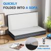 imageFDW MattressFoldable Mattress for Kids and AdultsMediumFirm Mattress with a Collapsible and Washable CoverSuitable for RV Travel Camping GuestQueenQueen