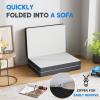 imageFDW MattressFoldable Mattress for Kids and AdultsMediumFirm Mattress with a Collapsible and Washable CoverSuitable for RV Travel Camping GuestQueenTwin XL