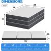 imageFDW MattressFoldable Mattress for Kids and AdultsMediumFirm Mattress with a Collapsible and Washable CoverSuitable for RV Travel Camping GuestQueenTwin XL