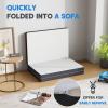 imageFDW MattressFoldable Mattress for Kids and AdultsMediumFirm Mattress with a Collapsible and Washable CoverSuitable for RV Travel Camping GuestQueenTwin XL