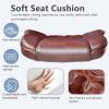 imageFDW Office Chair Computer High Back Adjustable Ergonomic Desk Chair Executive PU Leather Swivel Task Chair with Armrests Lumbar Support BlackBrown