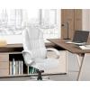 imageFDW Office Chair Computer High Back Adjustable Ergonomic Desk Chair Executive PU Leather Swivel Task Chair with Armrests Lumbar Support BlackWhite
