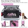 imageFDW Pet Stroller 3Wheel Durable Foldable Cat Dog Stroller with Washable Liner Storage Basket Cup HolderPurplePeach Pink