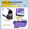 imageFDW Pet Stroller 3Wheel Durable Foldable Cat Dog Stroller with Washable Liner Storage Basket Cup HolderPurplePurple