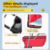 imageFDW Pet Stroller 3Wheel Durable Foldable Cat Dog Stroller with Washable Liner Storage Basket Cup HolderPurpleRed