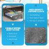imageFDW Under Bed Storage Containers 2Pack Closet Organizers Foldable Storage Bins with Clear Window Storage Containers for Shoes and Books BlackGrey