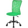 imageFDW Home Office Chair Mid Back Mesh Desk Chair Armless Computer Ergonomic Task Rolling Swivel Chair Back Support Adjustable Modern with Lumbar SupportBlueGreen