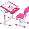 imageFDW Kids Desk and Chair Set Height Adjustable Multifunctional Student Study Desk Kids Art Table Childrens Chair Set with Storage Drawer 45Tilted Desktop for BoysampampGirlsBluePink