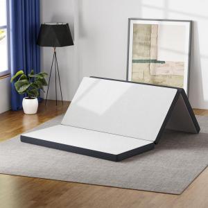 imageFDW MattressFoldable Mattress for Kids and AdultsMediumFirm Mattress with a Collapsible and Washable CoverSuitable for RV Travel Camping GuestQueenFull