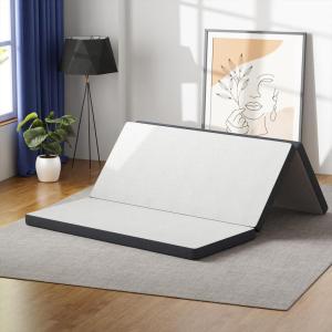imageFDW MattressFoldable Mattress for Kids and AdultsMediumFirm Mattress with a Collapsible and Washable CoverSuitable for RV Travel Camping GuestQueenQueen