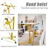 imageDrywall Lift 11 Construction Rolling Caster Wheel Lockable Tool Drywall Panel Hoist Jack Lifter Jack Drywall Lift Yellow