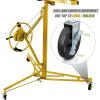 imageDrywall Lift 11 Construction Rolling Caster Wheel Lockable Tool Drywall Panel Hoist Jack Lifter Jack Drywall Lift Yellow