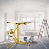 imageDrywall Lift 11 Construction Rolling Caster Wheel Lockable Tool Drywall Panel Hoist Jack Lifter Jack Drywall Lift Yellow