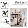 imageDrywall Lift 11 Drywall Panel Hoist Construction Rolling Caster Wheel Lockable Tool Jack Lifter Jack Drywall Lift Construction Tools Black
