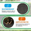 imageFDW  4Piece Patio Furniture Set  Gray ampamp Khakhi  Outdoor Wicker Furniture with Coffee Table  Modern Rattan Chairs Conversation Set  Outdoor Seating  WeatherResistant  for Porch Garden LawnBrown and Blue