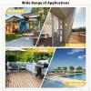 imageFDW  4Piece Patio Furniture Set  Gray ampamp Khakhi  Outdoor Wicker Furniture with Coffee Table  Modern Rattan Chairs Conversation Set  Outdoor Seating  WeatherResistant  for Porch Garden LawnRed