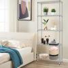 imageFDW 14quot D36quot W72quot H Wire Shelving Unit Metal Shelf with 5 Tier Adjustable Layer Rack Commercial Strong Steel for Restaurant Garage Pantry KitchenChromeChrome