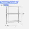 imageFDW 14quot D36quot W72quot H Wire Shelving Unit Metal Shelf with 5 Tier Adjustable Layer Rack Commercial Strong Steel for Restaurant Garage Pantry KitchenChromeChrome