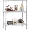 imageFDW 14quot D36quot W72quot H Wire Shelving Unit Metal Shelf with 5 Tier Adjustable Layer Rack Commercial Strong Steel for Restaurant Garage Pantry KitchenChromeChrome