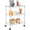 imageFDW 14quot D36quot W72quot H Wire Shelving Unit Metal Shelf with 5 Tier Adjustable Layer Rack Commercial Strong Steel for Restaurant Garage Pantry KitchenChromeChrome