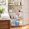 imageFDW 14quot D36quot W72quot H Wire Shelving Unit Metal Shelf with 5 Tier Adjustable Layer Rack Commercial Strong Steel for Restaurant Garage Pantry KitchenChromeChrome