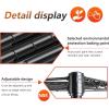 imageFDW 14quot D36quot W72quot H Wire Shelving Unit Metal Shelf with 5 Tier Adjustable Layer Rack Commercial Strong Steel for Restaurant Garage Pantry KitchenChromeBlack