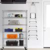 imageFDW 14quot D36quot W72quot H Wire Shelving Unit Metal Shelf with 5 Tier Adjustable Layer Rack Commercial Strong Steel for Restaurant Garage Pantry KitchenChromeChrome