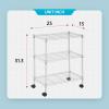 imageFDW 14quot D36quot W72quot H Wire Shelving Unit Metal Shelf with 5 Tier Adjustable Layer Rack Commercial Strong Steel for Restaurant Garage Pantry KitchenChromeChrome