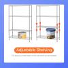 imageFDW 14quot D36quot W72quot H Wire Shelving Unit Metal Shelf with 5 Tier Adjustable Layer Rack Commercial Strong Steel for Restaurant Garage Pantry KitchenChromeChrome