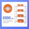 imageFDW 14quot D36quot W72quot H Wire Shelving Unit Metal Shelf with 5 Tier Adjustable Layer Rack Commercial Strong Steel for Restaurant Garage Pantry KitchenChromeChrome