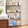 imageFDW 14quot D36quot W72quot H Wire Shelving Unit Metal Shelf with 5 Tier Adjustable Layer Rack Commercial Strong Steel for Restaurant Garage Pantry KitchenChromeBlack