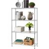 imageFDW 14quot D36quot W72quot H Wire Shelving Unit Metal Shelf with 5 Tier Adjustable Layer Rack Commercial Strong Steel for Restaurant Garage Pantry KitchenChromeChrome