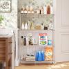 imageFDW 14quot D36quot W72quot H Wire Shelving Unit Metal Shelf with 5 Tier Adjustable Layer Rack Commercial Strong Steel for Restaurant Garage Pantry KitchenChromeChrome