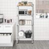 imageFDW 14quot D36quot W72quot H Wire Shelving Unit Metal Shelf with 5 Tier Adjustable Layer Rack Commercial Strong Steel for Restaurant Garage Pantry KitchenChromeChrome