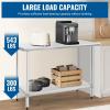 imageFDW 24 x 36 Inch Stainless Steel Table for Prep ampamp Work NSF Commercial Metal Table with Adjustable Foot Kitchen Work Table Scratch Resistent Commercial Work Table